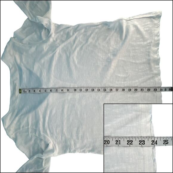 Avenue The New Zip 3/4 Sleeve Tunic Top Beach Cover Plus Size 18-20 White Cotton - Picture 12 of 13